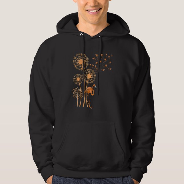 Veste À Capuche Melanin Dandelion Flamingo Black History Month Cut (Devant)