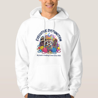 Veste À Capuche Mème de Raton Laveur Neurodivergent Drôle - Cervea