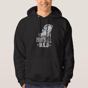 Veste À Capuche Mens 1 Football Papa pour Fête des pères Footbal