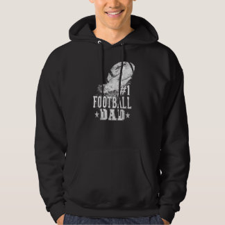 Veste À Capuche Mens 1 Football Papa pour Fête des pères Football