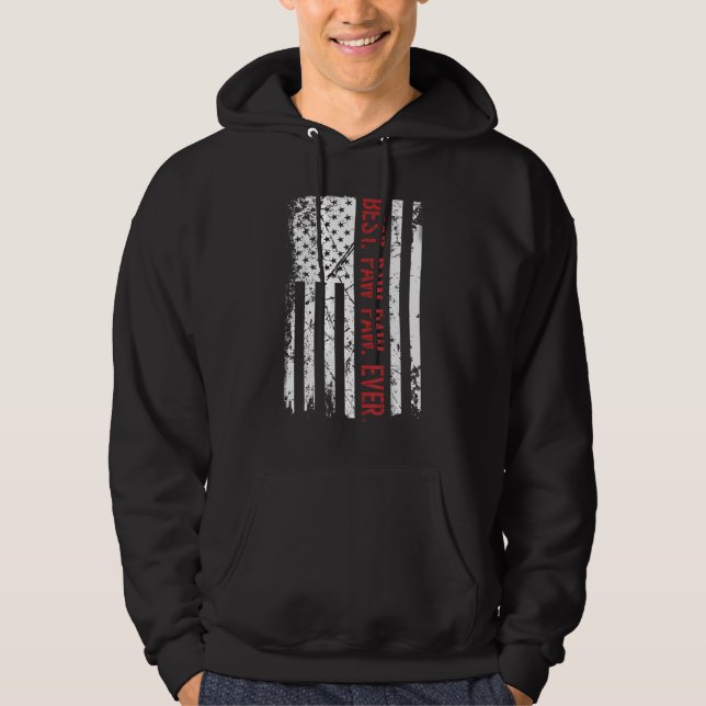 Veste À Capuche Mens Best Paw Paw Jamais Us Drapeau Américain Fath (Devant)