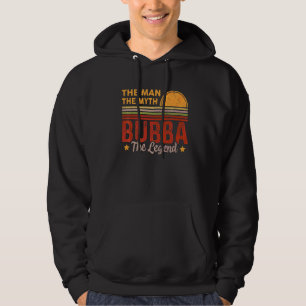 Veste À Capuche Mens Bubba L'Homme Mythe Légende Retro Grand-Père