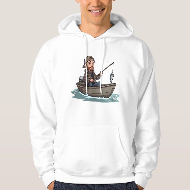 Veste À Capuche Men's Fishing T-Shirt/Hoodie (Devant)