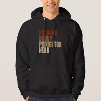 Veste À Capuche Mens Husband Daddy Protector Hero Father's Day Cam