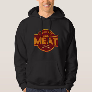 Veste À Capuche Mens Je Frotte Ma Propre Viande Funny BBQ Griller