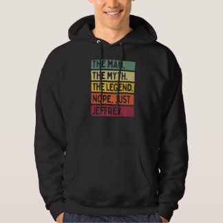 Veste À Capuche Mens L'Homme Le Mythe La Légende Non Juste Jeffrey