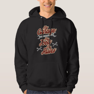 Veste À Capuche Mens Mes Règles De Garage Mes Règles Mécaniques