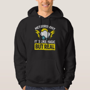 Veste À Capuche Mens Météorologie C'Est Comme Magie Mais Véritable