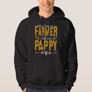 Veste À Capuche Mens Mon Agriculteur Préféré M'Appelle Pappy Farmi