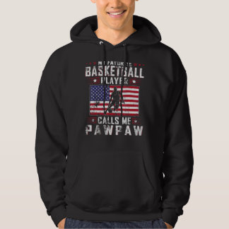 Veste À Capuche Mens Mon Joueur De Basket Favori M'Appelle Pawpaw
