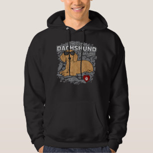 Veste À Capuche Mens One Cool Dachshund Grandpa Pet Lover T-shirt