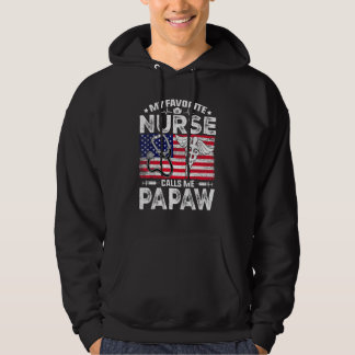Veste À Capuche Mens Retro Men My Favori Nurse Me Appelle Papaw Pa