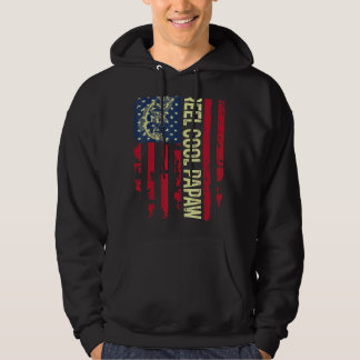 Veste À Capuche Mens Usa Patriotic Reel Cool Papaw Pour Best Daddy