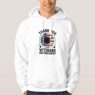 Veste À Capuche Merci aux vétérans Jour des vétérans militaires du