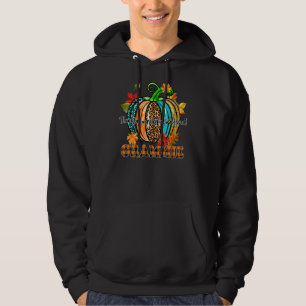 Veste À Capuche Merci Grateful Blessé Grammie Citrouille Thanksgi