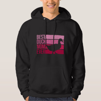 Veste À Capuche Mère Canard Drôle Art Pour Femmes Filles Fête Des