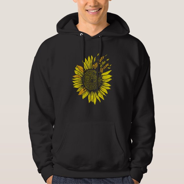 Veste À Capuche Mère Du Mariage Groom Maman Tournesol (Devant)