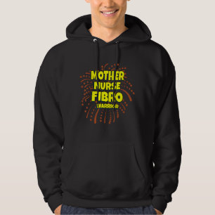 Veste À Capuche Mère Infirmière Fibro Guerrier Dire La Nouveauté