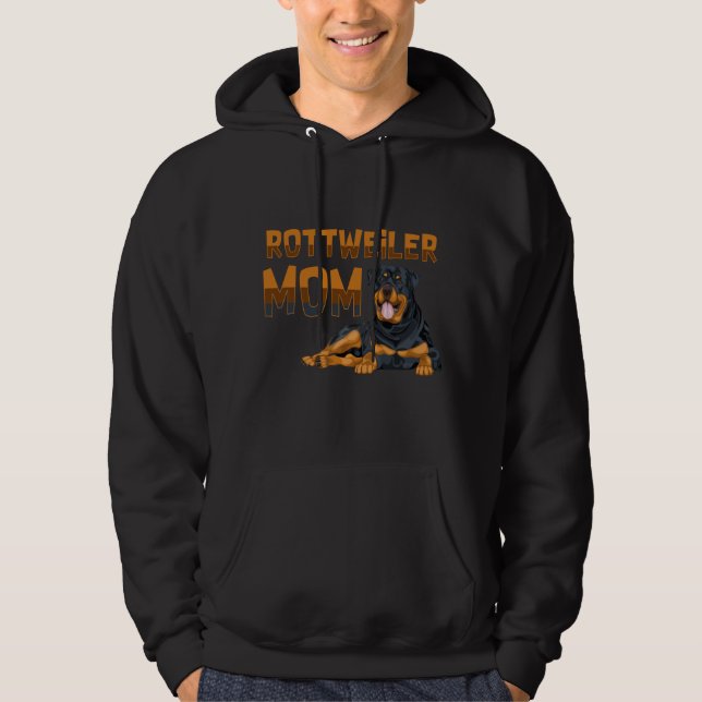 Veste À Capuche Mère Rottweiler (Devant)