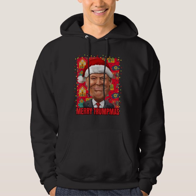 Veste À Capuche MERRY TRUMPMAS Xmas 2024 (Devant)