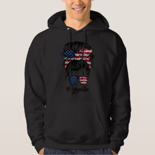 Veste À Capuche Messy Hair Woman Bun American Yaya Life 4 Juil