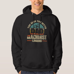 Veste À Capuche Métalworker Machiniste, Père de l'usinage