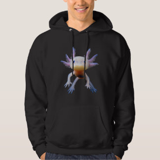 Veste À Capuche Mexicain Marcher Poisson mignon Amphibien Axolotl