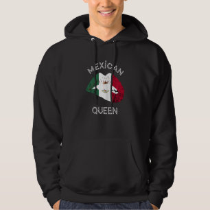 Veste À Capuche Mexicaine Queen Lips Mexicaine Pride Mexicaine Rac