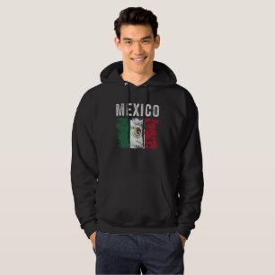 Veste À Capuche Mexico Flag Distressed