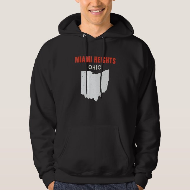 Veste À Capuche Miami Heights Ohio USA State America Travel Ohioan (Devant)