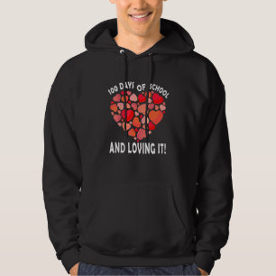 Veste À Capuche Mignon 100 jours d'école et toujours amoureux de c