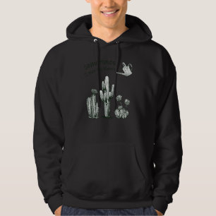 Veste À Capuche Mignonne J'Ai Été Mes Plantes 4 Cactus Et Jardin