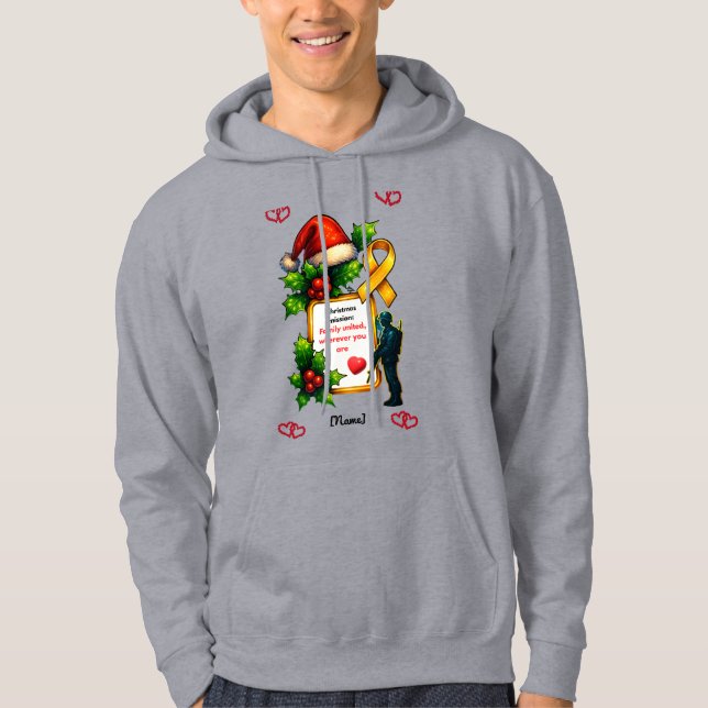 Veste À Capuche Military Christmas Family Matching – "Christ (Devant)