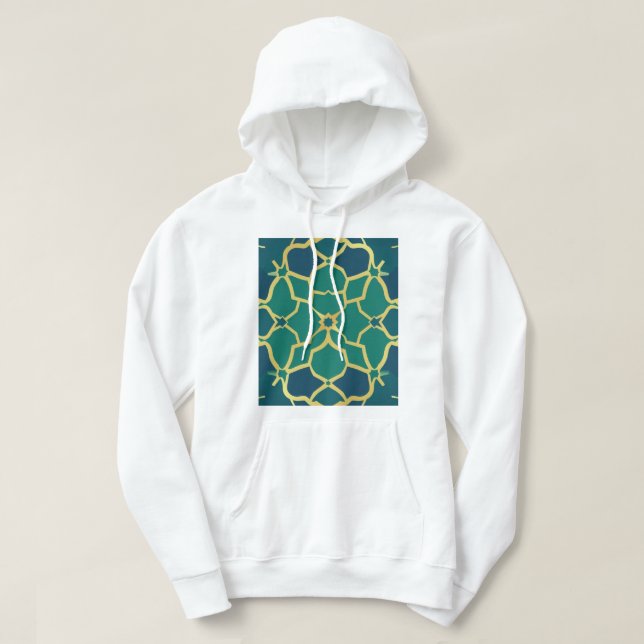 Veste À Capuche Minimalist Line Art Nature – T‑Shirt (Design devant)