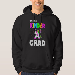 Veste À Capuche Miss Kinder Grad Kindergarten Graduation Unicorn