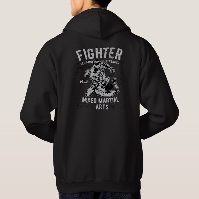 Veste À Capuche Mixed Martial Arts Fighter MIXED MARTIAL ART 2018 (Dos)