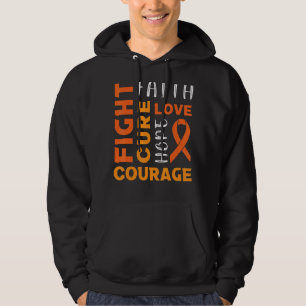 Veste À Capuche Mme Sclérose en plaques Sensibilisation Foi Combat