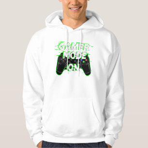 Veste À Capuche Mode Joueur activé – Conception de T-Shirt Neon Gl