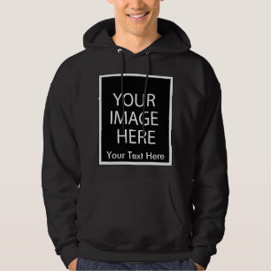 Veste À Capuche Modèle de base foncé de sweatshirt