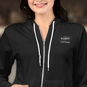 Veste À Capuche Modèle de téléchargement du logo de l'entreprise -