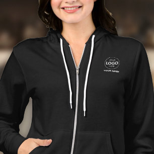 Veste À Capuche Modèle de téléchargement du logo de l'entreprise -