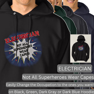Veste À Capuche Modifier N'Importe Quel Texte, ÉLECTRICIEN - Pas T