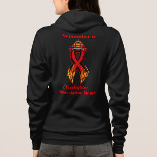 Veste À Capuche Mois d'appréciation des pompiers