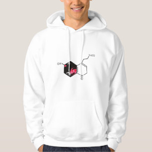 Veste À Capuche molécule chimique avec vue spatiale