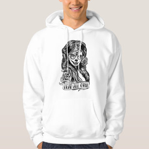 Veste À Capuche Moletom avec Capuchon Crâne Mexicana Dead All Ove
