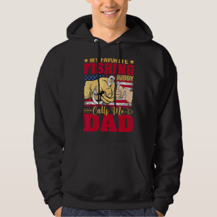 Veste À Capuche Mon ami de pêche préféré m'appelle papa père's Da