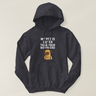 Veste À Capuche Mon Animal De Compagnie Est Plus Mignon Que Votre