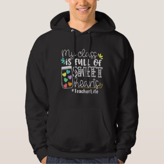 Veste À Capuche Mon Cours Est Plein D'Amour Mignonne Enseignant Va