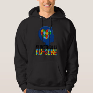 Veste À Capuche Mon frère est au certain point autiste Enfants S