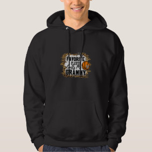 Veste À Capuche Mon Joueur Favori M'Appelle Grammy Basketball Noël